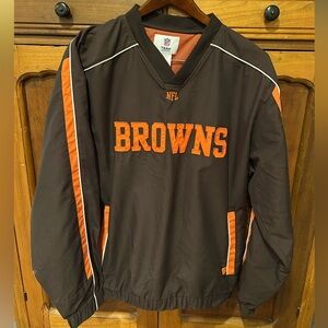NFL Team Apparel Brown and Orange Jersey